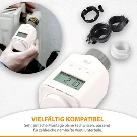 IOIO HT 2000 Elektronisches Heizkörperthermostat 4 Stück programmierbar