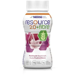resource 2.0 + fibre Multifrucht 6X4X200 ml Flüssigkeit