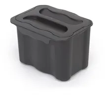 Emuca Recycle Zusatz-Recyclingbehälter, 5 L für die Küche, Anthrazitgrauer Kunststoff, 1 einh