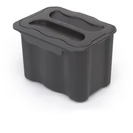 Emuca Recycle Zusatz-Recyclingbehälter, 5 L für die Küche, Anthrazitgrauer Kunststoff, 1 einh