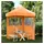 vidaXL Partyzelt 3 x 3 m inkl. 2 Seitenteile Orange