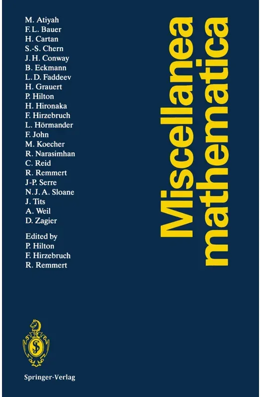 Miscellanea Mathematica, Kartoniert (TB)