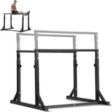 Vevor Dip-Stange, Schwerlast-Dip-Ständerstation Einstellbar 363 kg, Fitness-Workout-Dip-Bar-Station Stabilisator Parallette Liegestützständer, Parallelbarren für Krafttraining im Heim-Fitnessstudio