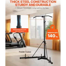 Vevor 2 in 1 Boxsackständer Schwarz