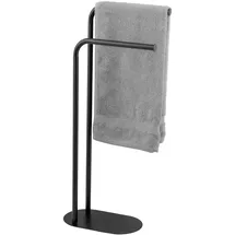 Wenko Handtuchständer Levante, schwarz, Stahl, 30x79x17 cm,