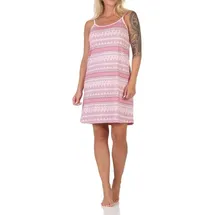 normann Spaghetti Nachthemd Ethnolook Rosa 44-46