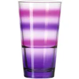 LEONARDO 6er Set Leonardo Wasserglas Event 240 ml Glas Violett Lila