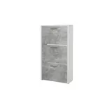 Möbel Kraft Anfo 64 x 119 x 24 cm grau