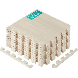 Yes4All Interlocking Bodenschutzmatte Fitness, 12/16/36 Stück (30x30cm), Puzzlematte Bodenmatte für Fitnessgerät, Bodenschutzmatte Fitnessgerät, Fitness Matten Bodenmatte für Home Gym, Garage