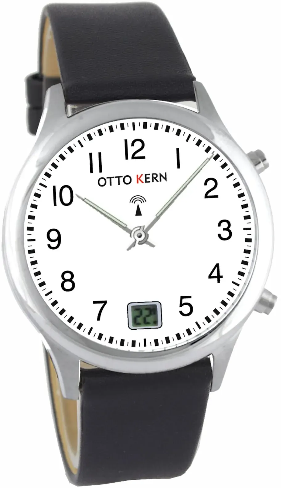 Otto Kern  Otto Kern Funkarmbanduhrmit Lederarmband