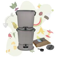 Skaza Exceeding Expectations Skaza Biomülleimer Bokashi Essential 2er Set (Hellgrau)