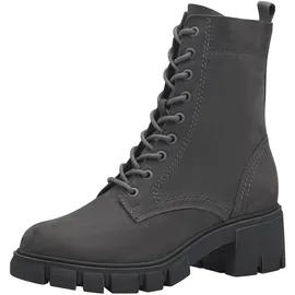 TAMARIS Damen Stiefelette bequem; DARK GREY, EU 37