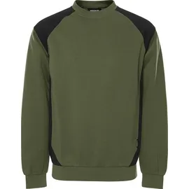 Fristads Sweatshirt 7148 GSM - Army Grün/Schwarz/L 300510-796-L