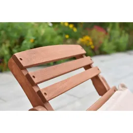 Merxx Ipanema Sonnenliege 96 x 54 x 30 cm Rot/Beige