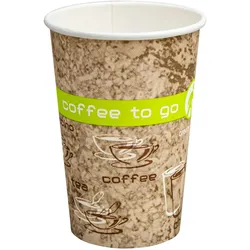 VEPATIM 50x Kaffeebecher Coffee ToGo COFFEE DREAMS Pappe beschichtet  10oz. 250 ml