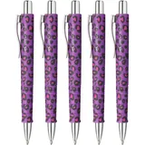 Faber-Castell - Kugelschreiber Poly Ball Leo Nightshade, 5 Stück