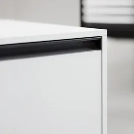 Duravit Waschtischunterschrank 1 Auszug 80 x 55 x 46 cm Eiche Schwarz Matt
