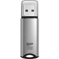 Silicon Power Marvel M02 silber 64GB, USB-A 3.0 (SP064GBUF3M02V1S)