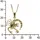 Ostsee-Schmuck Kette mit Anhänger Tierkreiszeichen Skorpion Gold 333