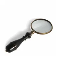 AUTHENTIC MODELS Handlupe Oxford Magnifier braun|schwarz