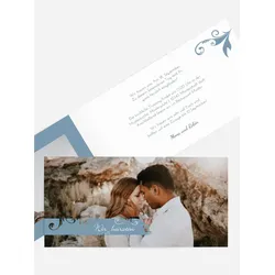 Hochzeitskarten Einladungen selbst gestalten mit Spruch und Fotos im Onlinedesigner bei Meine-Kartenmanufaktur.de