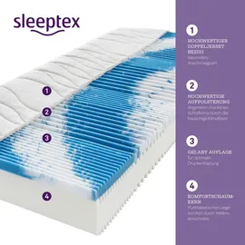 SLEEPTEX Komfortschaum 100 x 200 cm H2