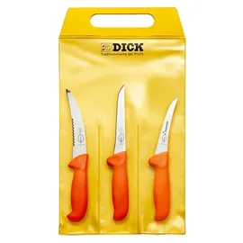 Friedr. Dick Dick ErgoGrip Messerset 3-tlg. 15 cm/13 cm/10 cm Orange