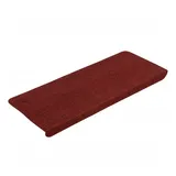 vidaXL Stufenmatten Selbstklebend 15 Stk. 65x24,5x3,5 cm Rot