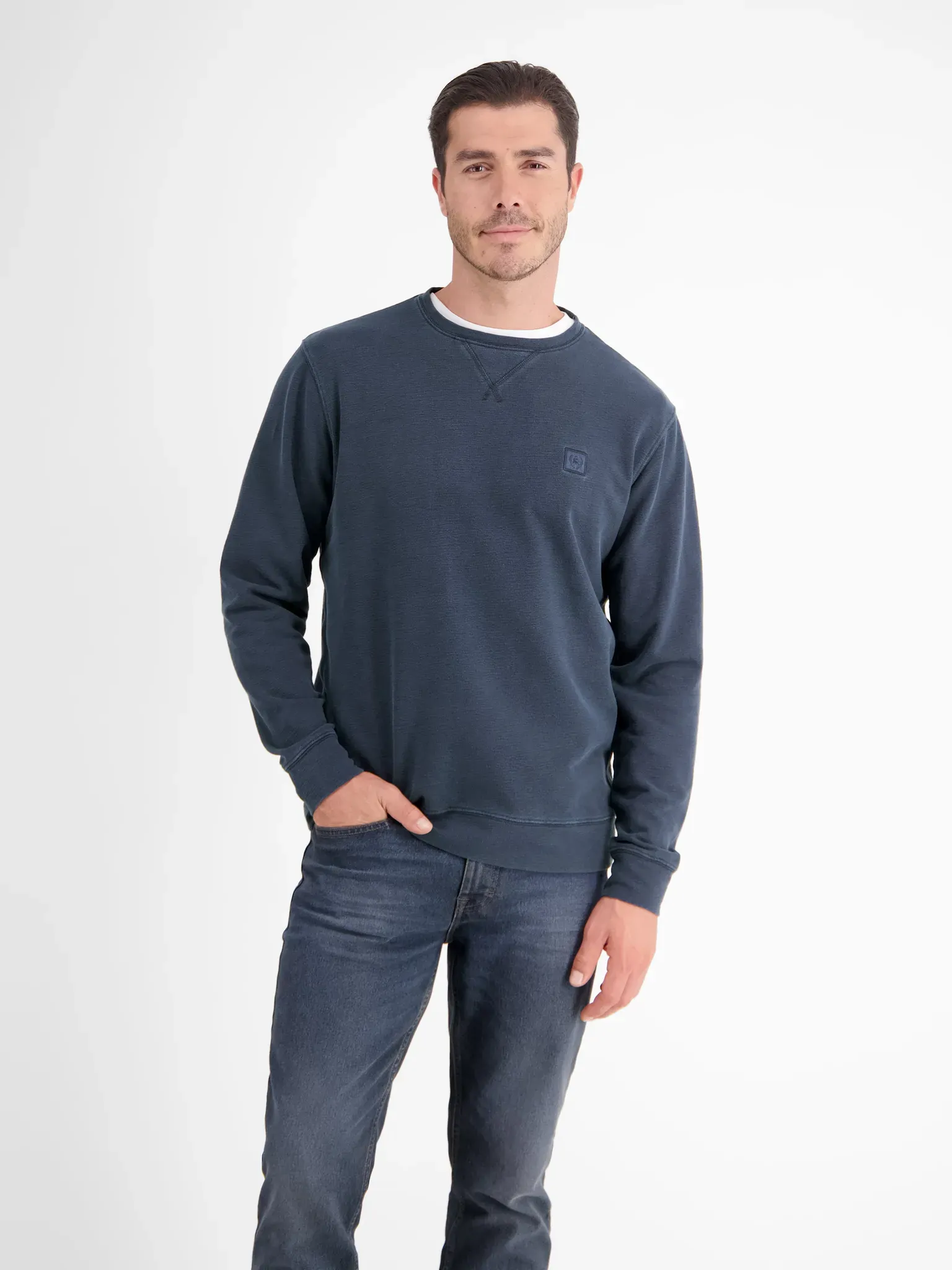 Urbaner Sweatshirtstyle, weiche Haptik - Classic Navy - L