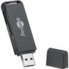 Goobay Kartenlesegerät USB 3.0 - zum Lesen von MicroSD und SD Speicherkartenformaten
