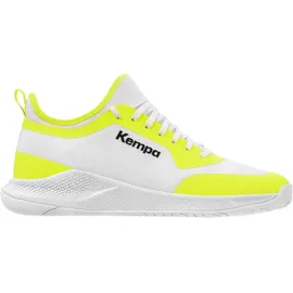 Kempa Kourtfly Handballschuhe Kinder weiß/fluo gelb 37