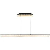 ECO-Light Luce Design LED-Pendelleuchte Solaris 1-flammig Gold 120 cm x 12 cm