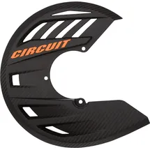 CIRCUIT EQUIPMENT Bremsscheibenschutz schwarz-orange für Motorrad