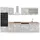 Vicco Küchenzeile R-Line 300 cm Beton/Weiß