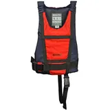 Baltic Paddler Schwimmhilfe Kanuweste für erfahrene Schwimmer auf Binnengewässern, Farbe:ROT/Navy, Größe:50-70kg