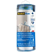 Scotch BlueTM Abdeckfolie mit Abroller transparent 270,0 cm x