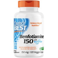 Doctor's Best Benfotiamine with Benfopure 150 mg, 120 Kapseln