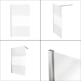 Aloni Walk-In-Dusche 140 x 200 cm beige satiniert