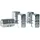 Eufab Ventilkappen 5er Set Chrom
