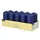 Papstar Stumpenkerze 4 x 9 cm 40 St. dunkelblau 