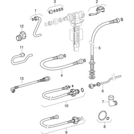 Geberit Duofix Basic für Wand-WC, mit Delta UP-Spülkasten