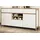 furn.design Sideboard 164 x 85 x 39 cm Weiß / Eiche