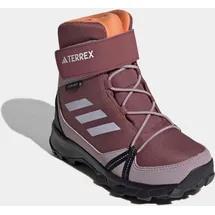 adidas Winterstiefel ADIDAS TERREX "TERREX SNOW HOOK-AND-LOOP COLD.RDY WINTER", Mädchen, Gr. 40, rot (quiet crimson, silber dawn, amber tint), Synthetik, Textil, Schuhe Winterstiefel, wasserdicht und wärmend
