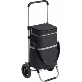 Meister Craft Einkaufstrolley Schwarz 45 L