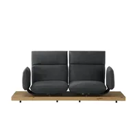 KOINOR Sofa 2-sitzig  Experio ¦ grau ¦ Maße (cm): B: 252 H: 104 T: 189