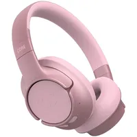 Fresh 'n Rebel Clam Core Bluetooth kopfhörer Over Ear mit ENC-Mikrofon (perfekte Anrufe), Kabellose kopfhörer mit Lautstärkeregler und Tasten für Wiedergabe/Pause, 45h Spielzeit (Rosa)