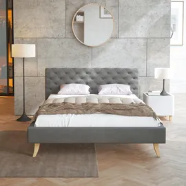 Fdm ZUZA 180 x 200 cm Grau