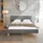 Fdm ZUZA 180 x 200 cm Grau