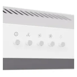 Klarstein Flachschirmhaube 60 cm Weiß