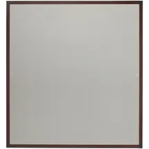 hecht International Fliegengitter mit Aluminiumrahmen 130 x 150 cm Braun